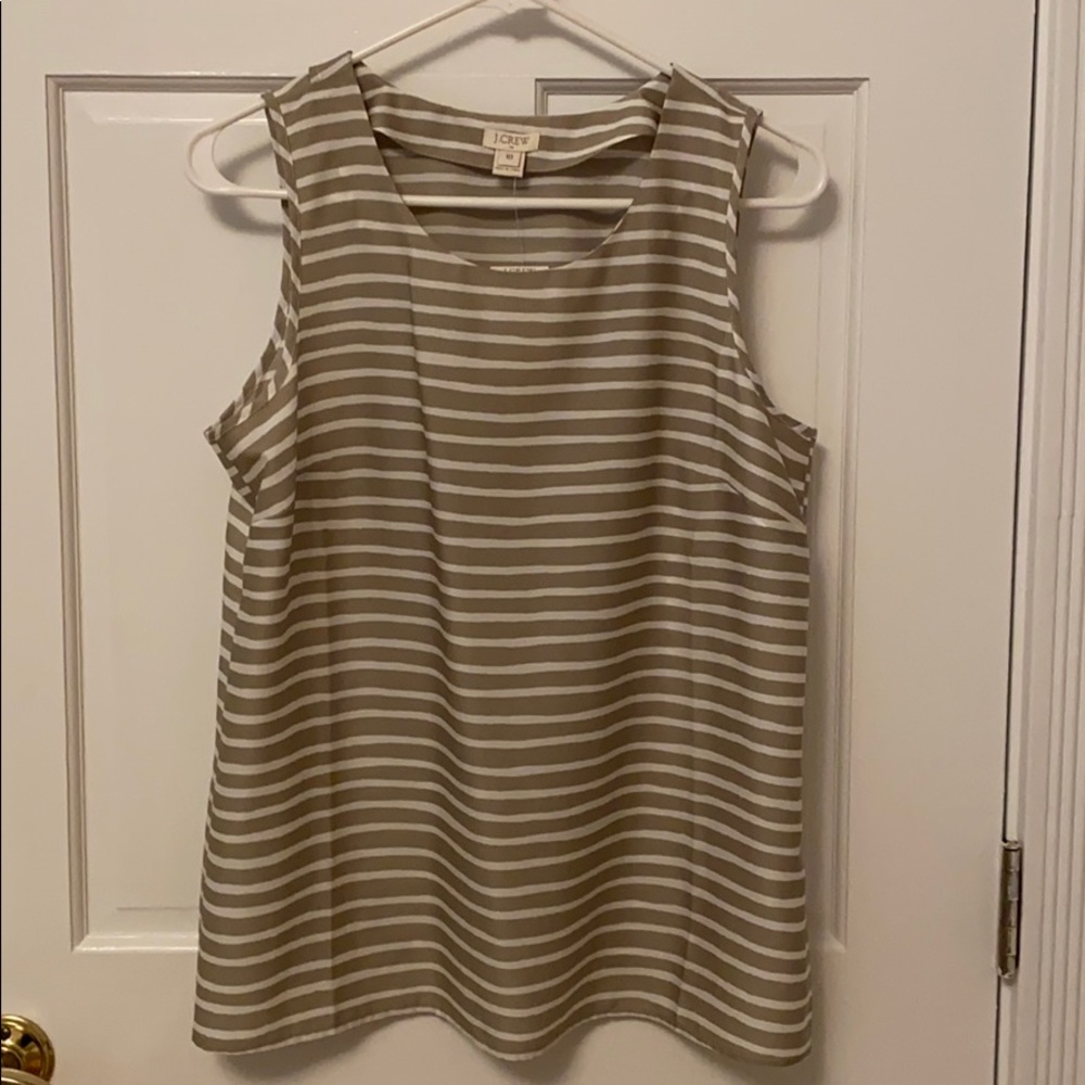 J. Crew open back top NWT